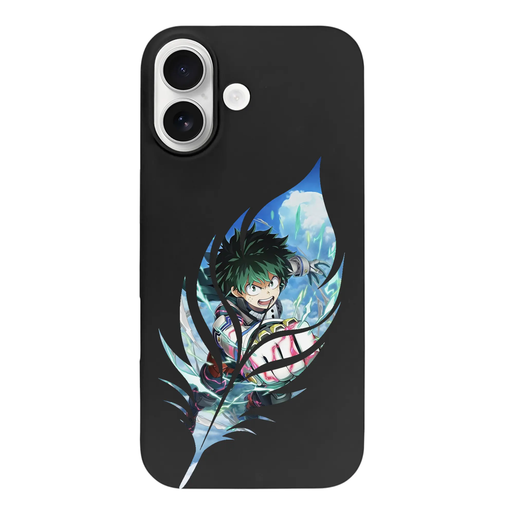 僕のヒーローアカデミア グッズ,緑谷出久 - iPhone 17 シリーズ シリコンケース 薄型 耐衝撃 指紋防止 ソフトタッチカバー 精密フィット 傷防止 保護ケース iPhone 17/17 Air/17 Pro/17 Pro Max 対応